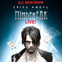 Онлайн бронирование билетов на шоу 'Mindfreak' Крисса Энджела в Лас-Вегасе (Criss Angel's Show Tickets). Нажмите на кнопку для входа в систему онлайн-бронирования билетов (откроется в новом окне).