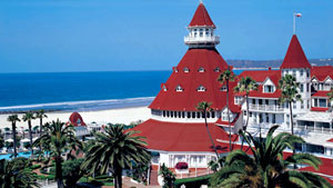 Отель 'Дель Коронадо' (Hotel Del Coronado) - один из старейших отелей западного побережья США