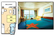 SuperStar Virgo: Oceanview Stateroom with Balcony -   